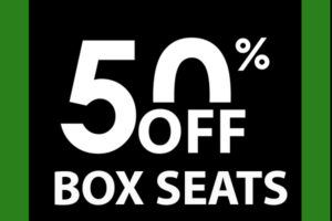 half off box seats logo